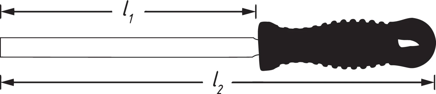 HAZET Bremssattel-Feile- 275 Mm 4968-1 2 HAZET Bremssattel-Feile- 275 Mm 4968-1 – Bild 2