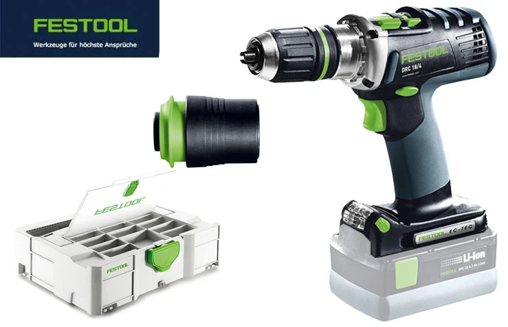 FESTOOL Akku Bohrschrauber DRC 18/4 DRC18 Li Basic 18 Volt 5,2 Ah Jetzt 575601 1 FESTOOL Akku Bohrschrauber DRC 18/4 DRC18 Li Basic 18 Volt 5,2 Ah Jetzt 575601
