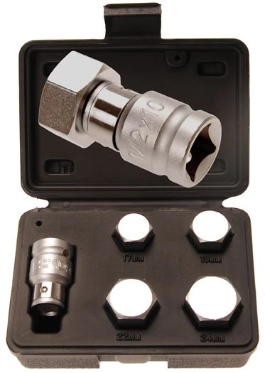 BGS Bit-Satz | Für Motorräder | Abtrieb Innensechskant 10 Mm (3/8") – 5060 2 BGS Bit-Satz | Für Motorräder | Abtrieb Innensechskant 10 Mm (3/8") – 5060 – Bild 2