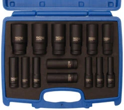 BGS Kraft-Steckschlüssel-Einsatz-Satz Sechskant | 12,5 Mm (1/2") | SW 10 - 32 Mm | 14-tlg. – 5207 -Werkzeug Günstiges Geschäft 5207533beae0480f5