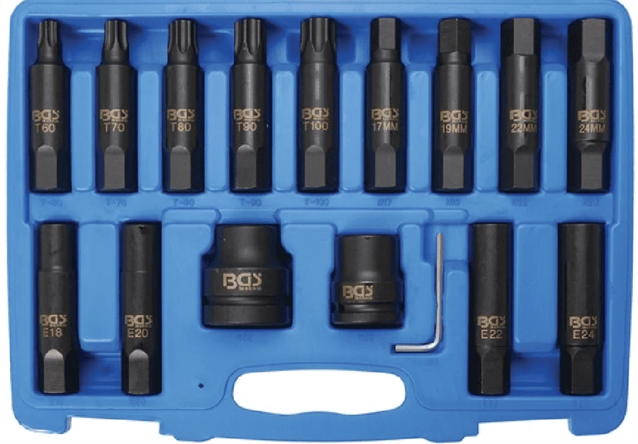 BGS Lkw-Bit-Satz | 20 Mm (3/4") + 25 Mm (1") | 16-tlg. – 5246 1 BGS Lkw-Bit-Satz | 20 Mm (3/4") + 25 Mm (1") | 16-tlg. – 5246