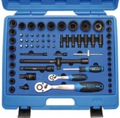 BGS Kraft-Steckschlüssel-Satz Sechskant | 6,3 Mm (1/4") + 12,5 Mm (1/2") | 69-tlg. – 5255 -Werkzeug Günstiges Geschäft 5255533bb2a175480