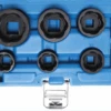 BGS Spezial-Steckschlüssel-Einsatz-Satz / Schraubenausdreher | 12,5 Mm (1/2") + 20 Mm (3/4") | SW 22 - 41 Mm | 6-tlg. – 5268