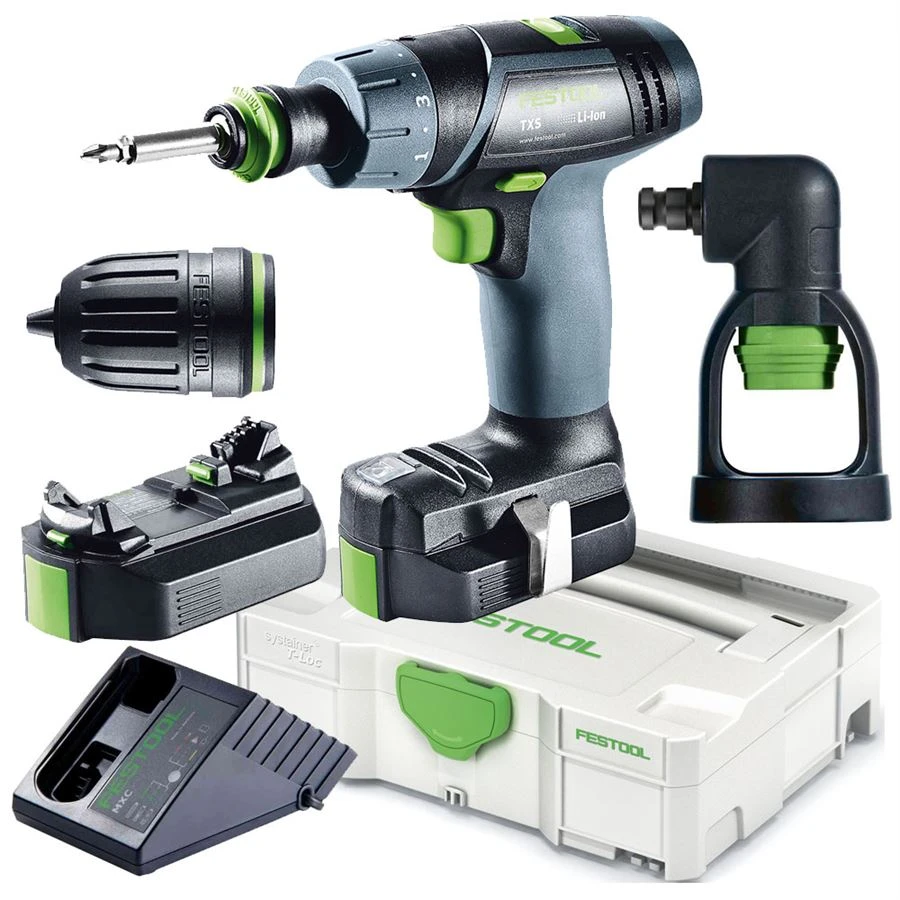 Festool Akkuschrauber TXS Li 2,6 Set 564510 Im Systainer 10,8V 2,6Ah 2x Akku Jetzt 576102 1 Festool Akkuschrauber TXS Li 2,6 Set 564510 Im Systainer 10,8V 2,6Ah 2x Akku Jetzt 576102