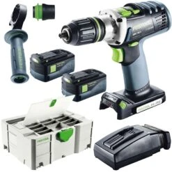Festool Akkuschrauber DRC18 DRC 18/4 Li 5,2 Plus 574696 Bohrschrauber QUADRIVE Jetzt 575602