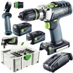 Festool Akkuschrauber PDC 18/4 Li 5,2 SET 574703 Schlagbohrschrauber QUADRIVE Jetzt 575606
