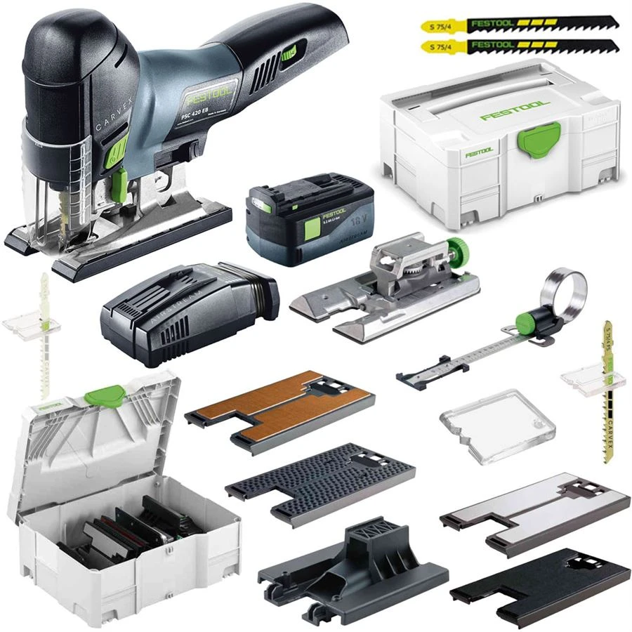 Festool Akku Pendelstichsäge CARVEX PSC 420 Li 5,2 EB Set 574717 18 Volt Stichsäge Jetzt 576523 1 Festool Akku Pendelstichsäge CARVEX PSC 420 Li 5,2 EB Set 574717 18 Volt Stichsäge Jetzt 576523