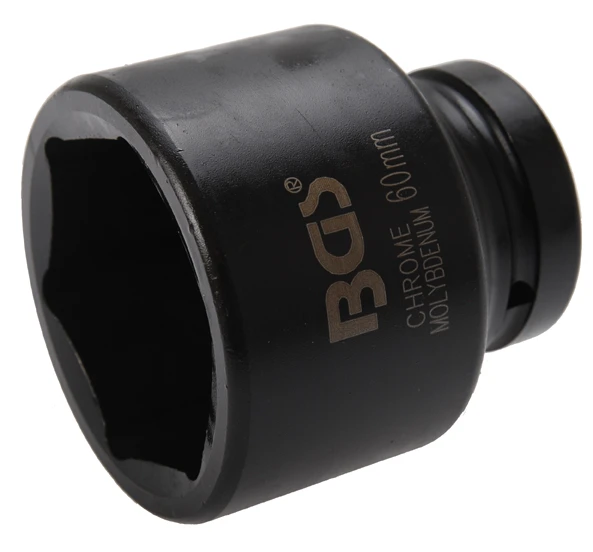 BGS Kraft-Steckschlüssel-Einsatz Sechskant | 25 Mm (1") | SW 60 Mm – 5860 2 BGS Kraft-Steckschlüssel-Einsatz Sechskant | 25 Mm (1") | SW 60 Mm – 5860 – Bild 2