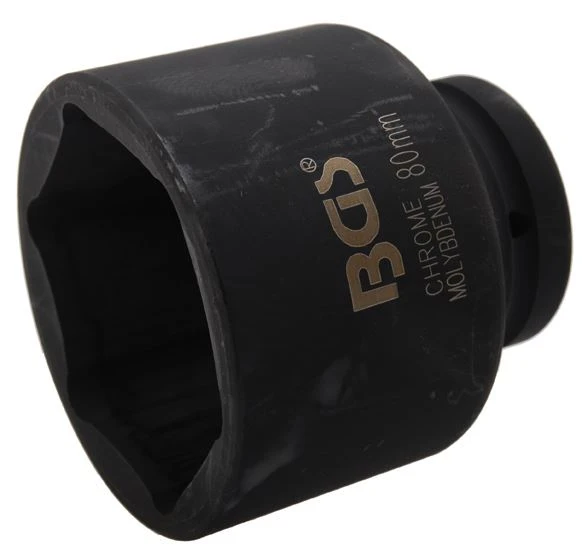 BGS Kraft-Steckschlüssel-Einsatz Sechskant | 25 Mm (1") | SW 80 Mm – 5880 4 BGS Kraft-Steckschlüssel-Einsatz Sechskant | 25 Mm (1") | SW 80 Mm – 5880 – Bild 4