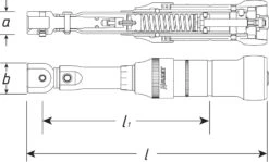 HAZET Drehmomentschlüssel 20-120 Nm 2% Einsteck-Vierkant 9x12mm 6291-2CTCAL -Werkzeug Günstiges Geschäft 6200ct 23skizzeymjOF35ICc6HZ