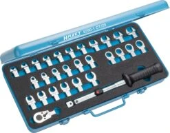 HAZET Drehmoment-Werkzeug-Satz Einsteck-Vierkant 9x12mm 29-teilig 6290-1CT/29