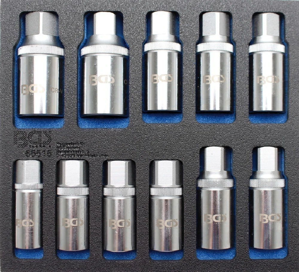 BGS Stehbolzen-Ausdreher-Satz | 5 - 16 Mm | 11-tlg. – 65515 1 BGS Stehbolzen-Ausdreher-Satz | 5 - 16 Mm | 11-tlg. – 65515