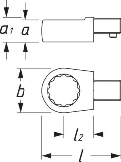 HAZET Einsteckringschlüssel 11mm 9x12mm Doppel Sechskant Tractionsprofil 6630C-11 -Werkzeug Günstiges Geschäft 6630c 6630d 23skizzevHyiDDDywb1zr