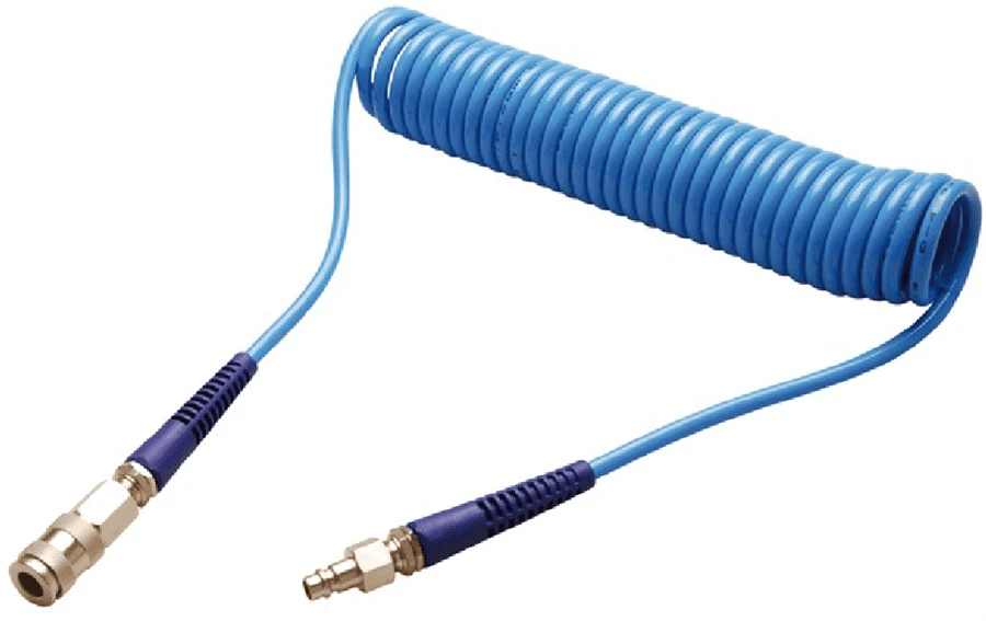 BGS 66540 Druckluft-Spiralschlauch Mit Kupplungen 6 M 1 BGS 66540 Druckluft-Spiralschlauch Mit Kupplungen 6 M