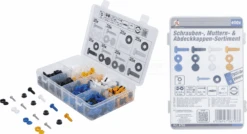 BGS DIY Schrauben-, Muttern- & Abdeckkappen-Sortiment | 400-tlg. – 6793 -Werkzeug Günstiges Geschäft 6793 002