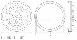 BGS Gummiteller | Für Hebebühnen | Ø 140 Mm – 7047 -Werkzeug Günstiges Geschäft 7047 002