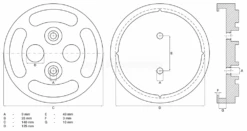 BGS Gummiteller | Für Hebebühnen | Ø 140 Mm – 7048 -Werkzeug Günstiges Geschäft 7048 002