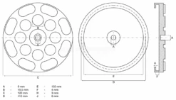 BGS Gummiteller | Für Hebebühnen | Ø 120 Mm – 7050 -Werkzeug Günstiges Geschäft 7050 003