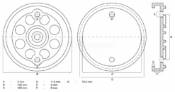 BGS Gummiteller | Für Hebebühnen | Ø 120 Mm – 7052 -Werkzeug Günstiges Geschäft 7052 002