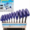 BGS DIY Schraubendreher-Satz Mit T-Griff | Zollmaße | Innensechskant 3/32" - 3/8" | 10-tlg. – 7099