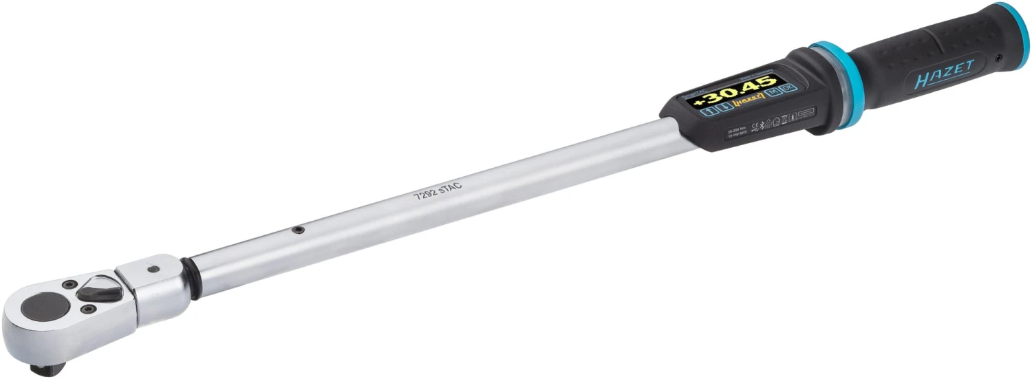 HAZET Elektronischer Drehmomentschlüssel SmartTAC SYS7000 sTAC 1-1000 Nm 1/2 Zoll 7292-2STAC 2 HAZET Elektronischer Drehmomentschlüssel SmartTAC SYS7000 sTAC 1-1000 Nm 1/2 Zoll 7292-2STAC – Bild 2