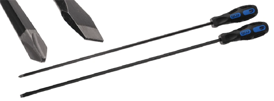 BGS Schraubendreher-Satz | Extra Lang | Kreuzschlitz PH / Schlitz | 2-tlg. – 730 1 BGS Schraubendreher-Satz | Extra Lang | Kreuzschlitz PH / Schlitz | 2-tlg. – 730