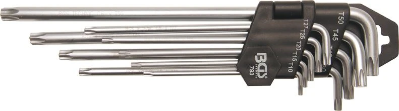 BGS Winkelschlüssel-Satz | Extra Lang | T-Profil (für Torx) T10 - T50 | 9-tlg. – 793 2 BGS Winkelschlüssel-Satz | Extra Lang | T-Profil (für Torx) T10 - T50 | 9-tlg. – 793 – Bild 2