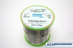 ACH Elektro Lötdraht Bleifrei 95,5% Zinn Ø2,0mm 250gr. ISO-Core-RA Bleifrei 805929