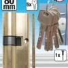 BGS DIY Messing-Schließzylinder | 80 Mm – 8094