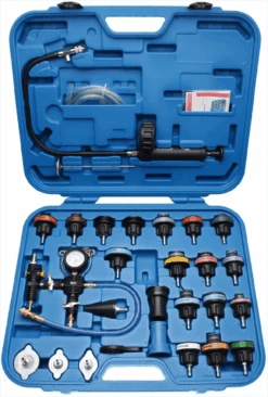 BGS Kühlsystem-Abdrück-Satz | Inkl. Befüllsystem | 28-tlg. – 8098