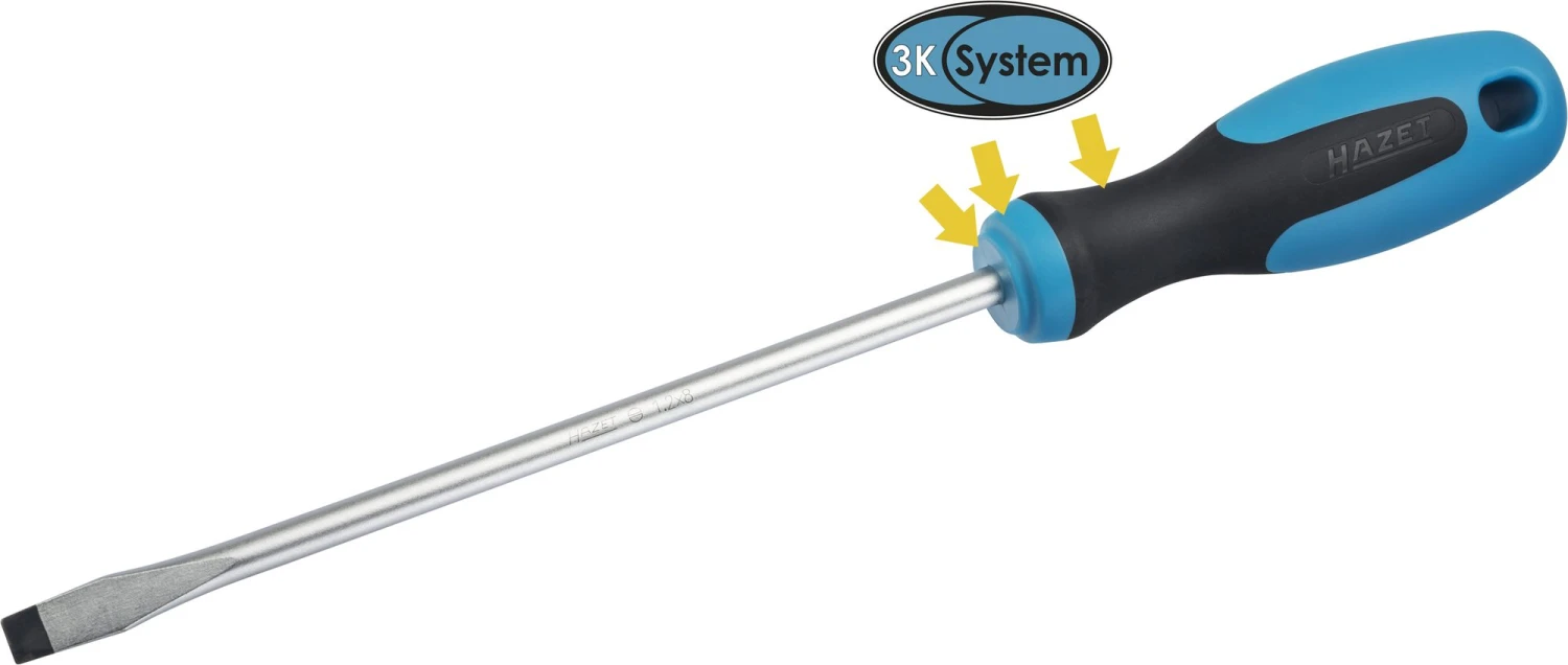 HAZET Schraubendrehersatz Schlitz Profil Pozidriv Profil PZ 6-teilig 810/6PZ 5 HAZET Schraubendrehersatz Schlitz Profil Pozidriv Profil PZ 6-teilig 810/6PZ – Bild 5
