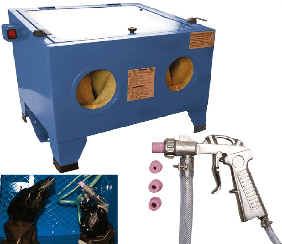 BGS Druckluft-Sandstrahlkabine – 8717 1 BGS Druckluft-Sandstrahlkabine – 8717