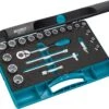 HAZET Steckschlüsselsatz 10mm 3/8 Zoll Außen-Sechskant-Tractionsprofil 22-teilig 880-2