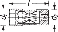 HAZET Zündkerzen-Schlüssel 10mm 3/8 Zoll Außen-Doppel-Sechskant 14 4766-2 -Werkzeug Günstiges Geschäft 880kf 900kf 4766 23skizzec0l5XteHS51K1