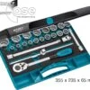 HAZET Steckschlüssel-Satz 12,5mm 1/2 Zoll -Tractionsprofil 23-teilig 900AZ
