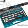 HAZET Steckschlüssel-Satz 12,5mm 1/2 Zoll -Tractionsprofil 25-teilig 900Z