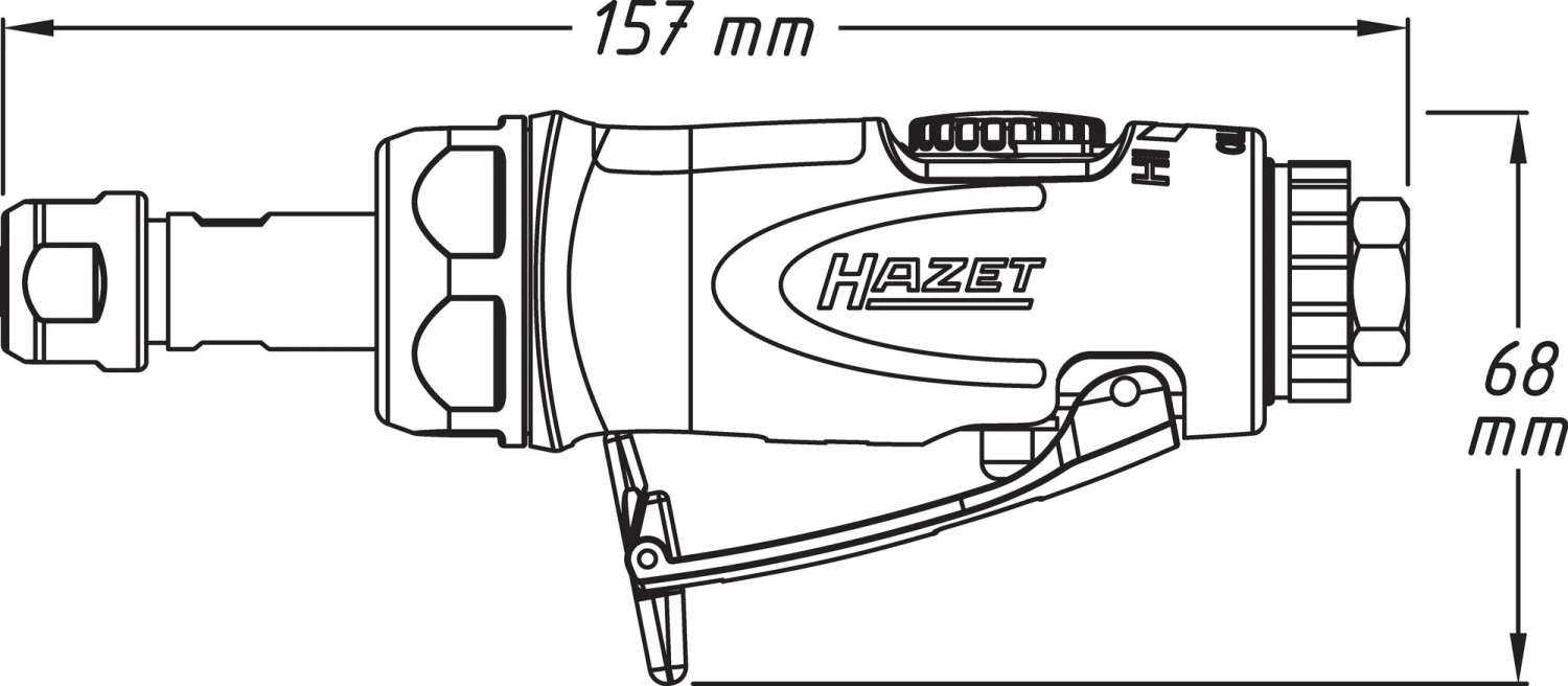 HAZET Stabschleifer Gerade 9032N-1 6 HAZET Stabschleifer Gerade 9032N-1 – Bild 6