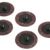 HAZET 5x ROLOC Schleifvlies Scheiben 50mm Korn 150 Rot Vliesscheiben
