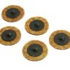 HAZET 5x ROLOC Schleifvlies Scheiben 50mm Korn 80 Braun Vliesscheiben