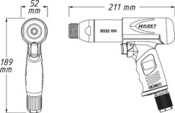 HAZET Meißel-Hammer Satz 6-teilig 9035H/6 5 HAZET Meißel-Hammer Satz 6-teilig 9035H/6 -Werkzeug Günstiges Geschäft 9035v 9035h 23skizze