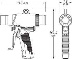 HAZET Saug- / Blaspistole Umschaltbar 9043N-10 -Werkzeug Günstiges Geschäft 9043n 10 23skizze