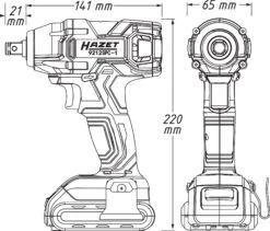 HAZET Akku Schlagschrauber-Satz 18 V 260 Nm Vierkant 12,5mm 1/2 Zoll 3-teilig 9212SPC-1 -Werkzeug Günstiges Geschäft 9212spc 23skizze5cOoU8xnxbdHn