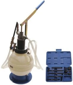 BGS Getriebeöl-Befüllgerät Mit Handpumpe | Mit Rücklaufsystem | Mit 8 Adaptern | 7 L – 9991 -Werkzeug Günstiges Geschäft 9991533bd97176441