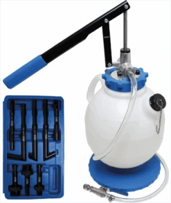 BGS Getriebeöl-Befüllgerät Mit Handpumpe | Mit 8 Adaptern | 7 L – 9992