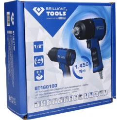 Brilliant Tools 1/2" Druckluft-Schlagschrauber, 1450 Nm BT160100 -Werkzeug Günstiges Geschäft BT160100 8