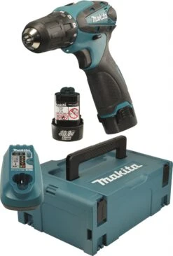 Makita DF330DWJ Im MAKPAC Mit 2 Akkus Ladegerät Und Zubehör -Werkzeug Günstiges Geschäft DF330DWJ