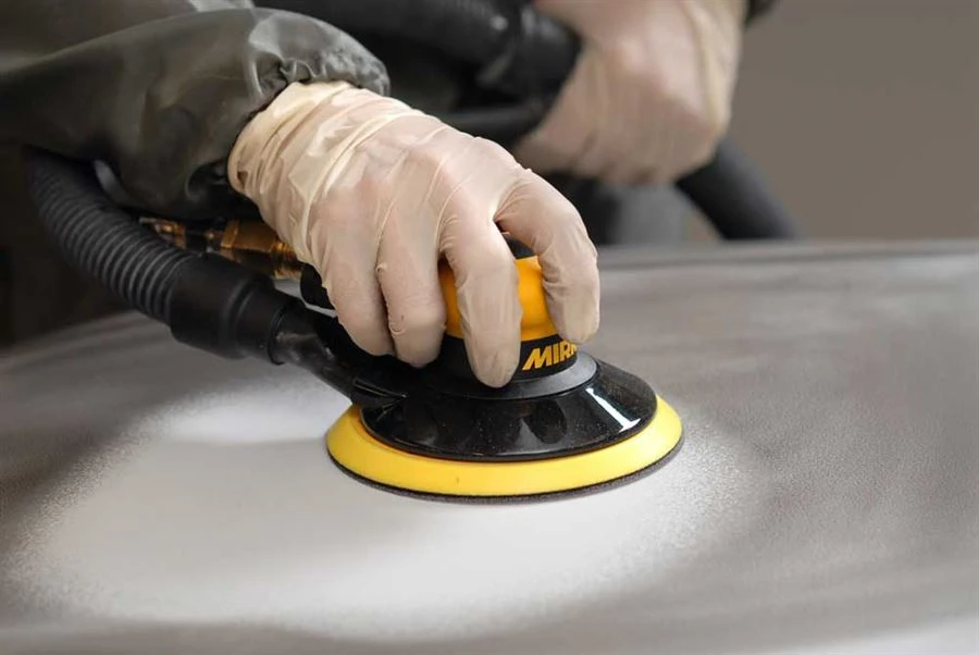 MIRKA Druckluft Exzenterschleifer ROS 650DB 150mm 5mm Hub 52L 8993200111 9 MIRKA Druckluft Exzenterschleifer ROS 650DB 150mm 5mm Hub 52L 8993200111 – Bild 9