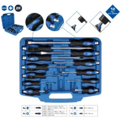 Brilliant Tools Schraubendreher-Satz Mit Schlagkappe BT034012