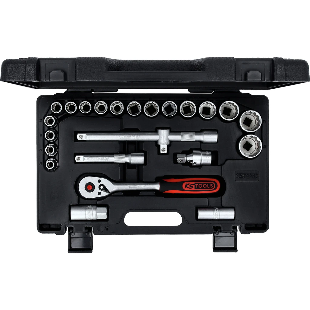 KS Tools Steckschlüsselsatz 1/2″, 12-kant, 24-teilg 911.1595 2 KS Tools Steckschlüsselsatz 1/2″, 12-kant, 24-teilg 911.1595 – Bild 2