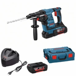Bosch Akku Bohrhammer GBH 36 V-LI Plus Mit SDS-plus Mit 2 X 4,0 Ah Li-Ion Akku,L-BOXX 0611906002